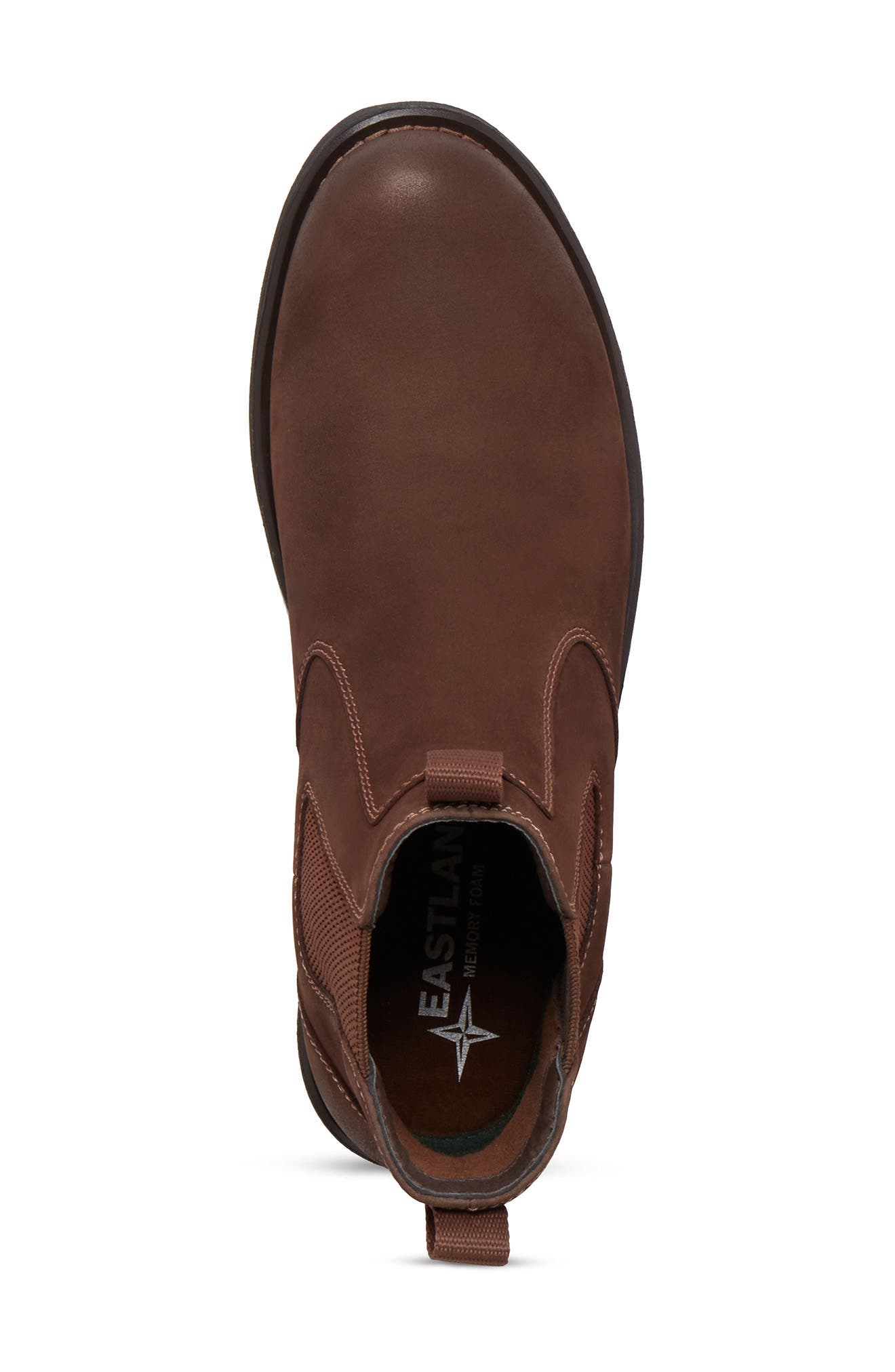 Eastland 'Daily Double' Chelsea Boot, Alternate, color, Brown Nubu