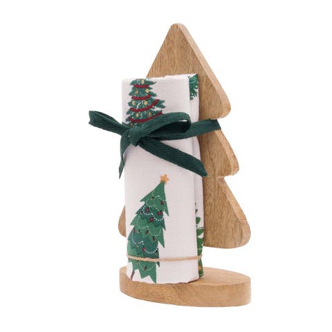 Christmas Forest Festive Towel & Stand Gift Set