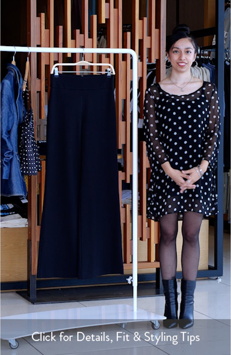 Kalinda High Waist Ponte Wide Leg Pants, sales video thumbnail