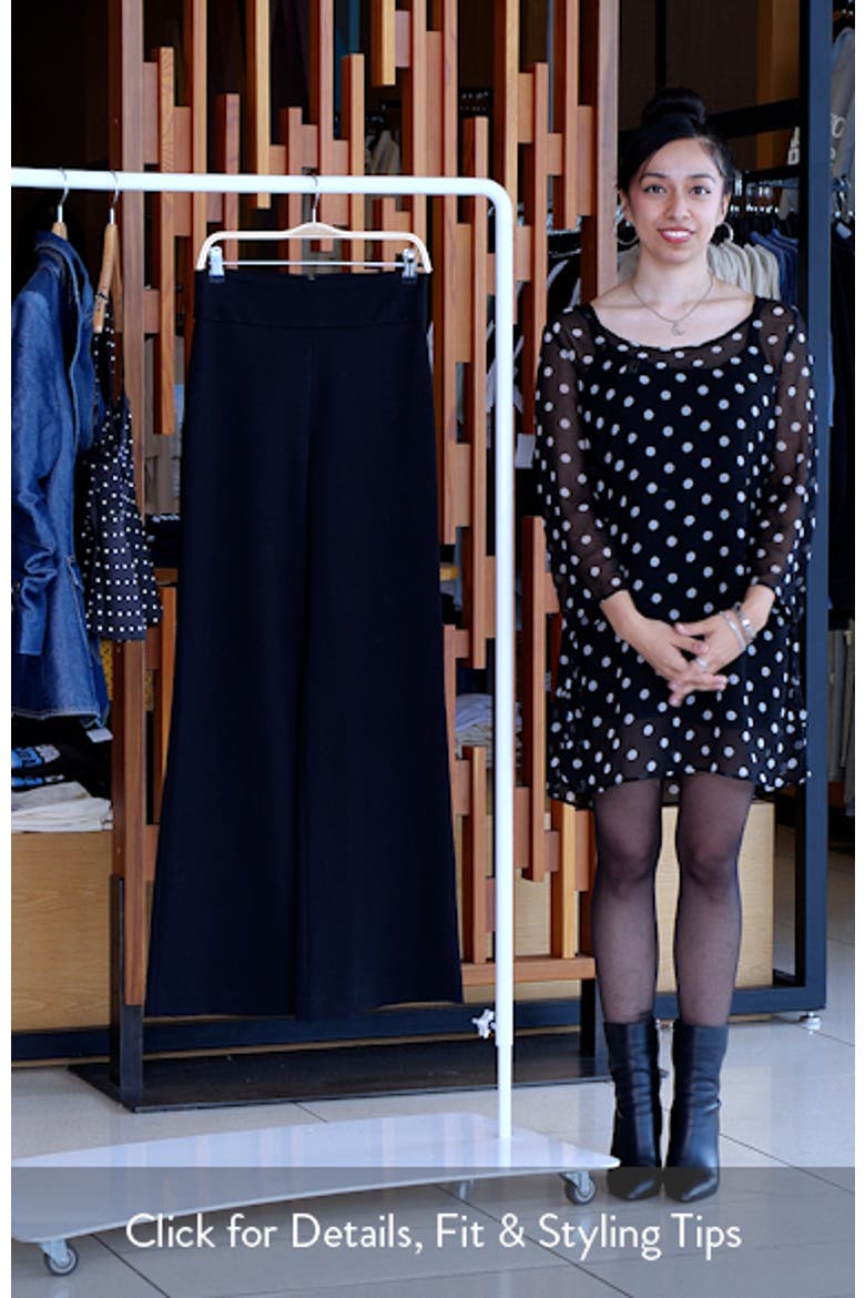 Kalinda High Waist Ponte Wide Leg Pants video