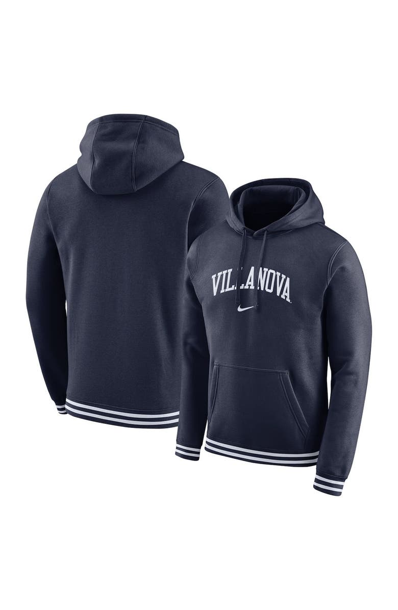 Nike Men's Nike Navy Villanova Wildcats Sketch Retro Pullover Hoodie, Main, color,