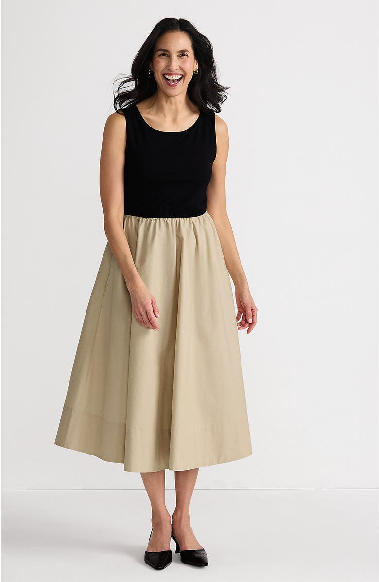 Lands' End Sleeveless Solution Duet Dress, Main, color, 