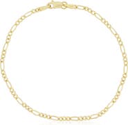 The Lovery Fine Jewelry Figaro Chain Bracelet