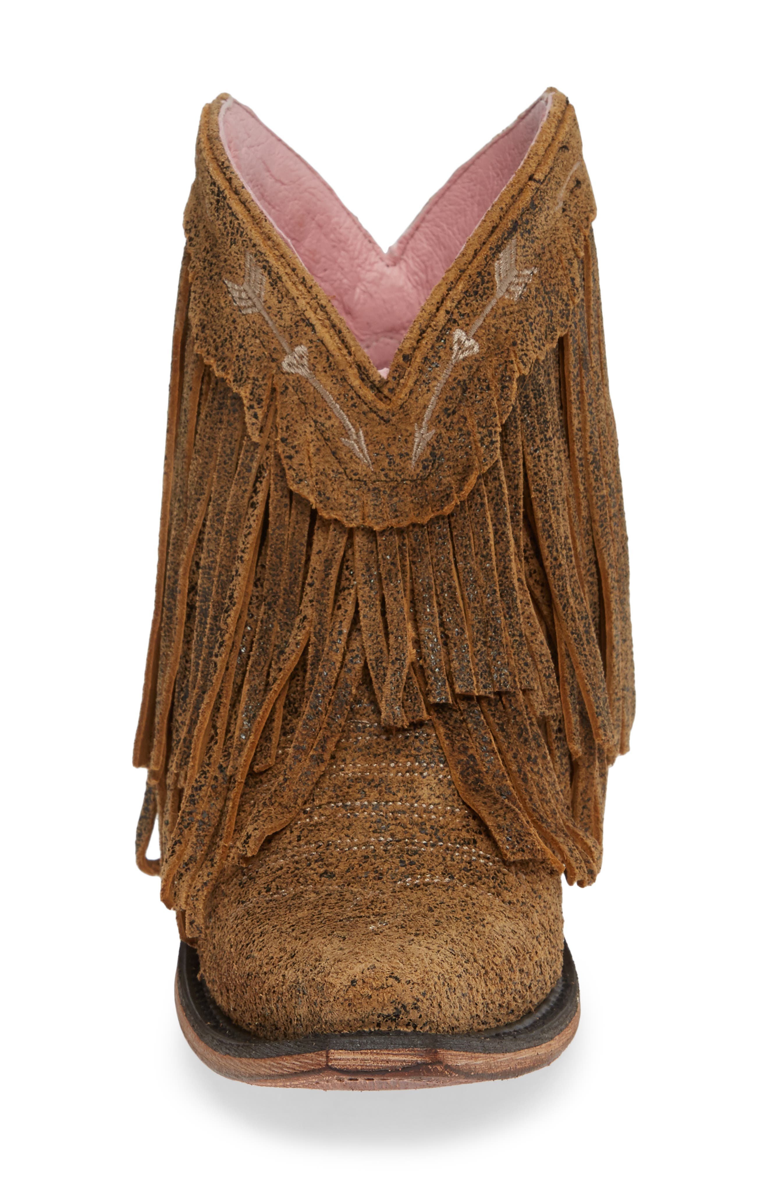 x Junk Gypsy Spitfire Fringe Bootie, Alternate, color, TAN LEATHER
