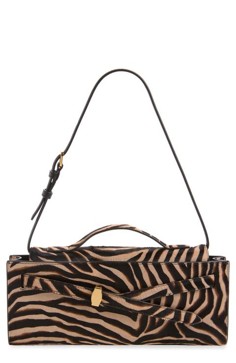 Dash Genuine Calf Hair Clutch