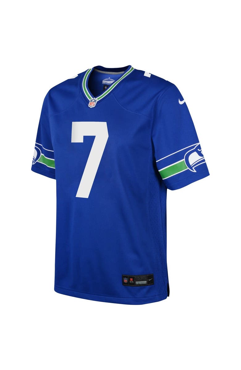 Nike Youth Nike Geno Smith Royal Seattle Seahawks Game Jersey, Alternate, color, 