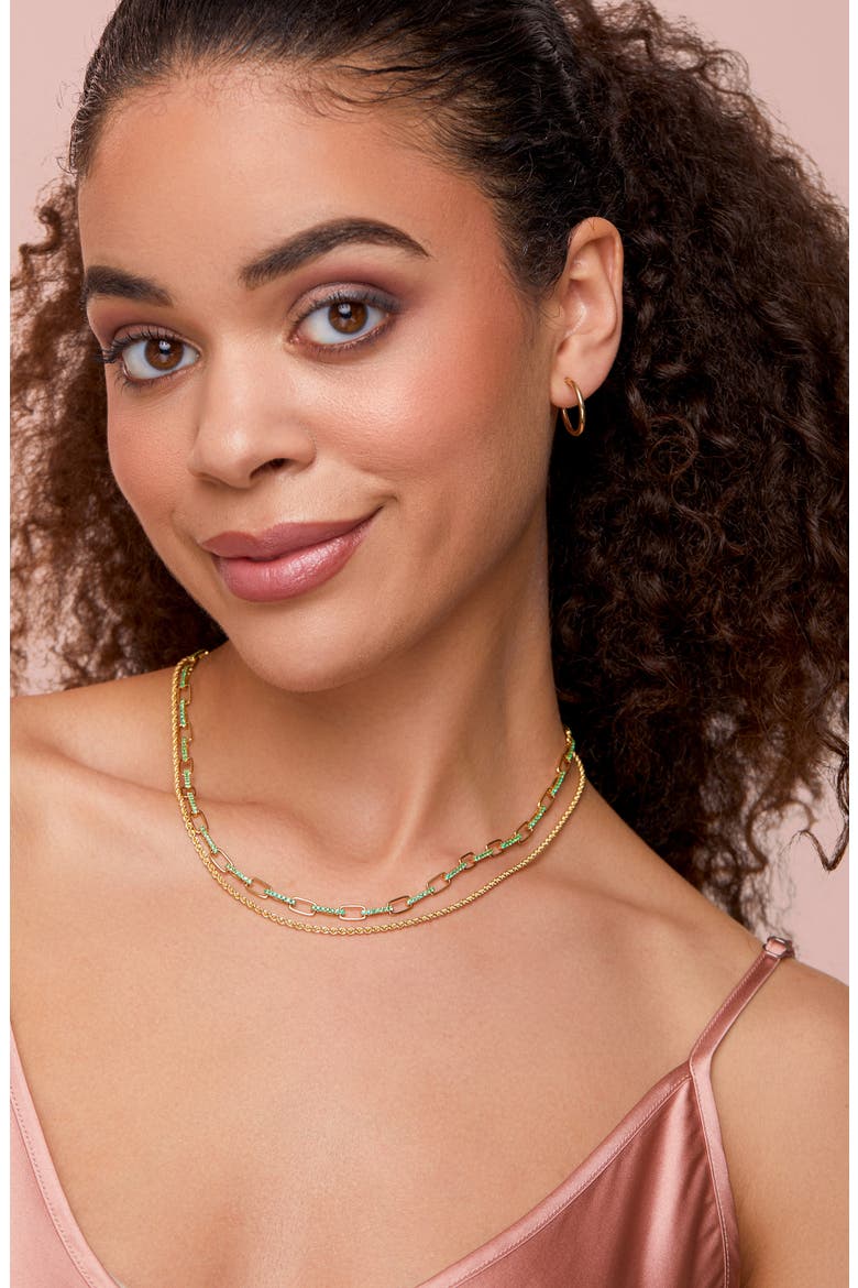 14K Gold Hoop Earrings (Nordstrom Exclusive), Alternate, color, 14K YELLOW GOLD