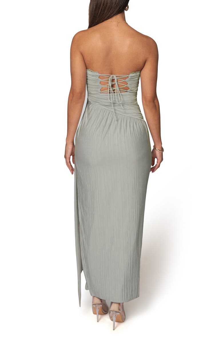 JLUXLABEL Roe Drape Stretch Strapless Maxi Dress, Alternate, color,