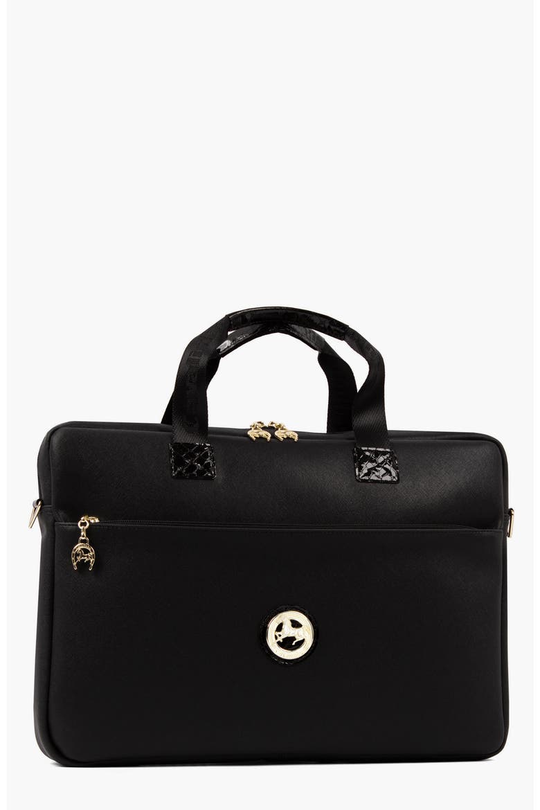 Cherry Blossom Laptop Bag 17" 050, Alternate, color, Black