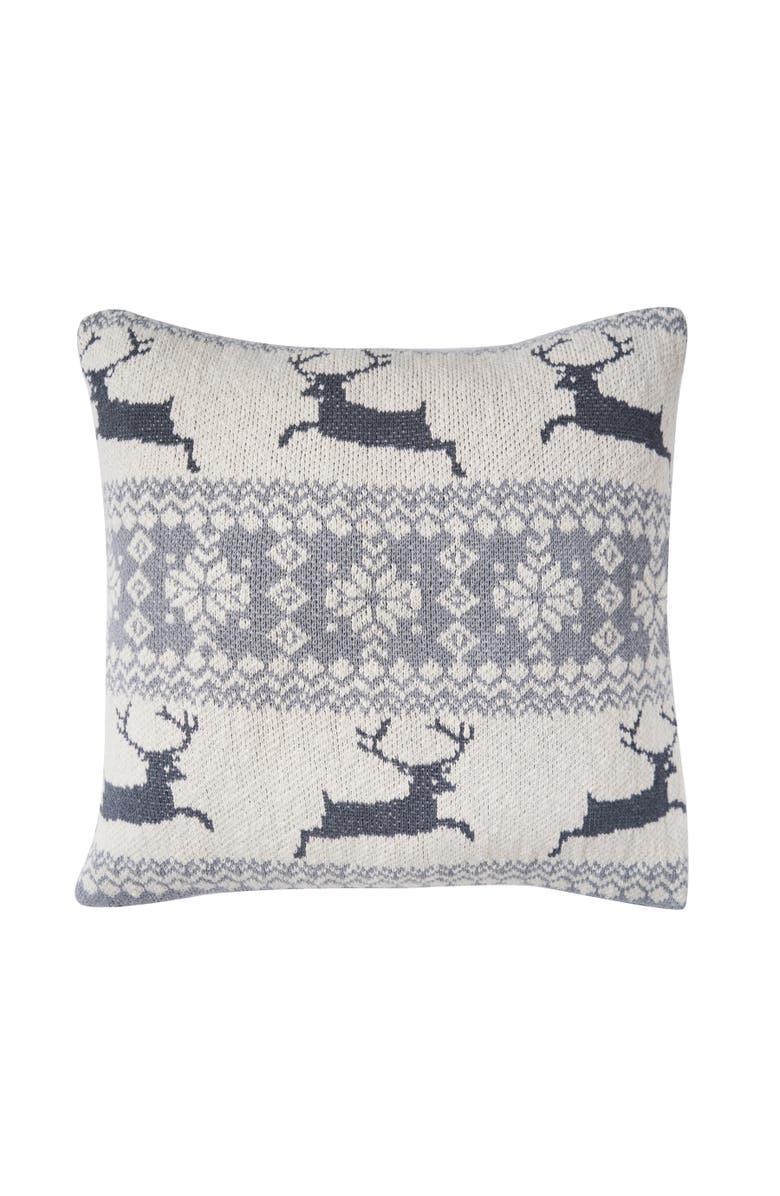 C&F Home Deer Decorative Throw Pillows, Main, color, Grey