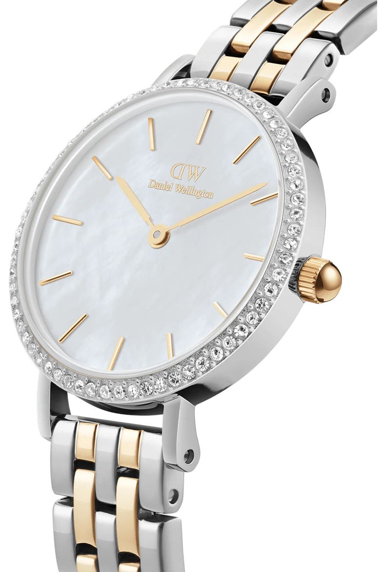 Petite Lumine Bracelet Watch, 28mm, Alternate, color, GOLD