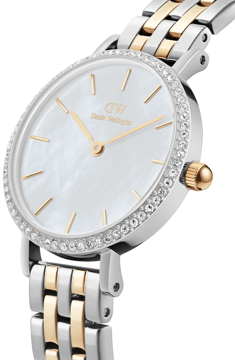 Daniel Wellington Petite Lumine Bracelet Watch, 28mm, Alternate, color, Gold