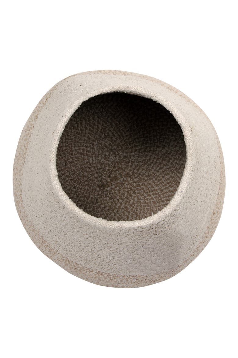 Mushroom Basket, Alternate, color, NATURAL LINEN SOIL BROWN