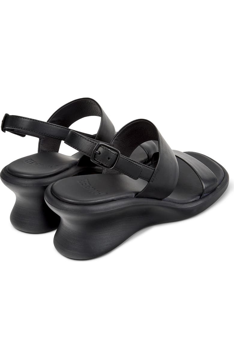Camper Louise Slingback Wedge Sandal, Alternate, color, Black