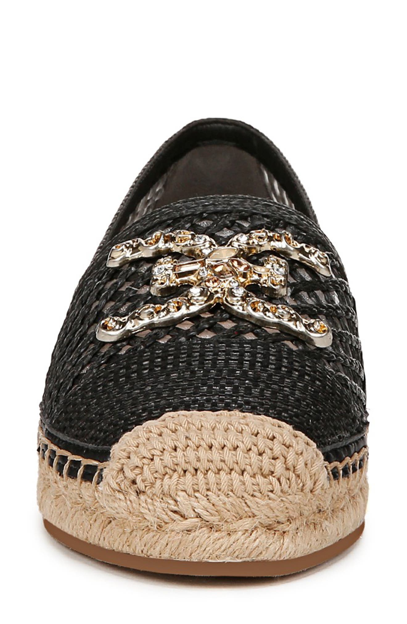 Sam Edelman Khiara Espadrille Flat, Alternate, color, Black