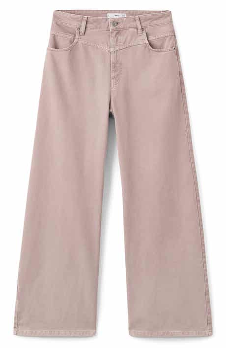 MANGO Wide Leg Jeans