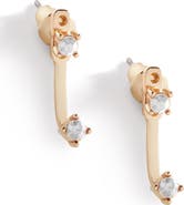 Mint & Lily Birthstone Drop Ear Jacket Earrings