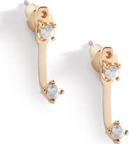 Mint & Lily Birthstone Drop Ear Jacket Earrings