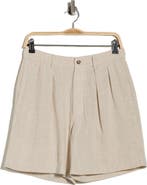 DENIMIST Double Pleat Linen Shorts