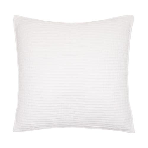 Elisabeth York 26" X 26" Tess Dove Cotton Euro Sham In White