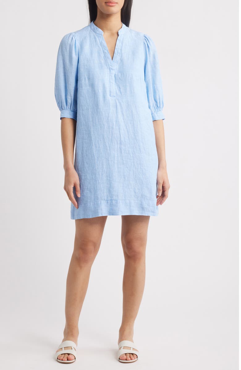 Lilly Pulitzer<sup>®</sup> Mialeigh Elbow Sleeve Linen Dress, Main, color, 