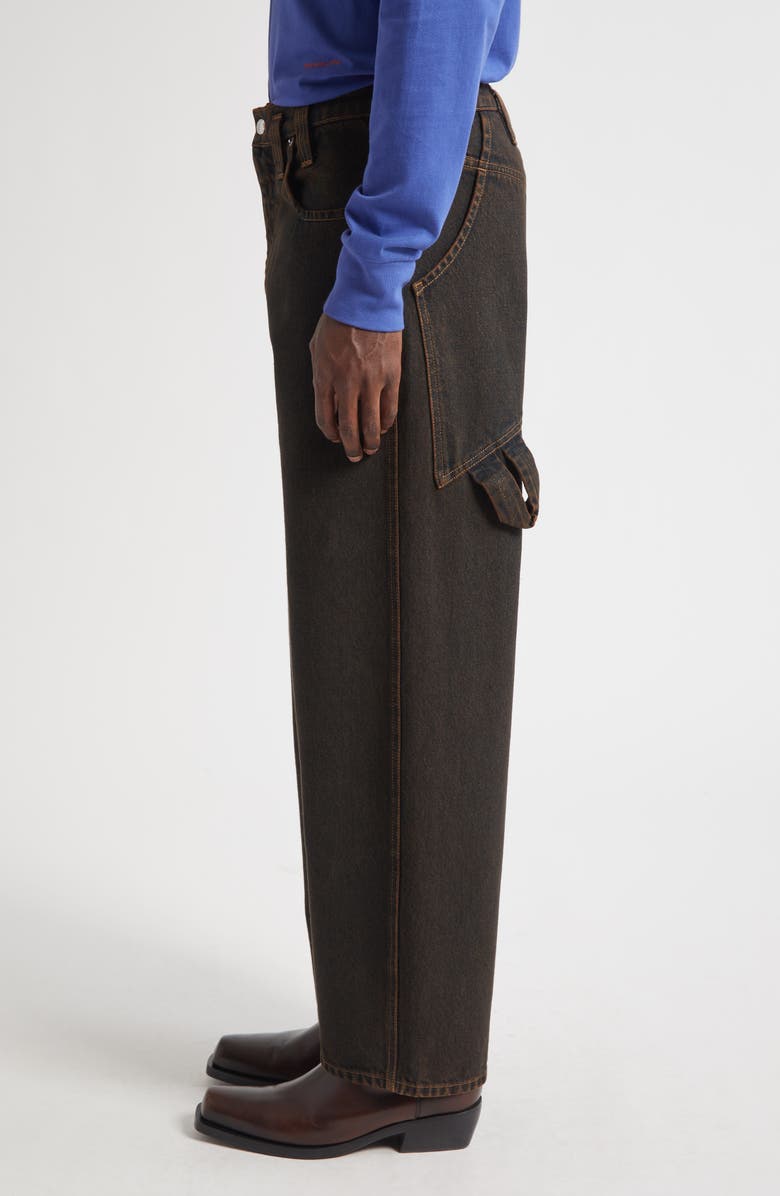 Eckhaus Latta Baggy Jeans, Alternate, color, Mud