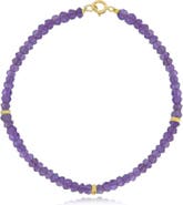 The Lovery Fine Jewelry Amethyst Bead Bracelet