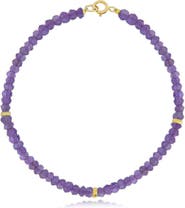 The Lovery Fine Jewelry Amethyst Bead Bracelet
