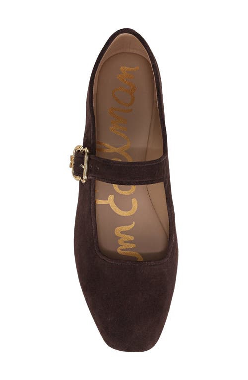 Sam Edelman Michaela Mary Jane Flat In Brown