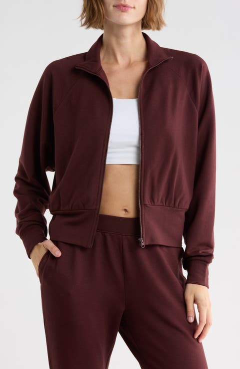 Cozy Whisper Track Jacket