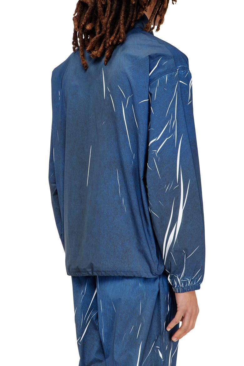 Garment Printed Jacket, Alternate, color, INDIGO/ BLUE