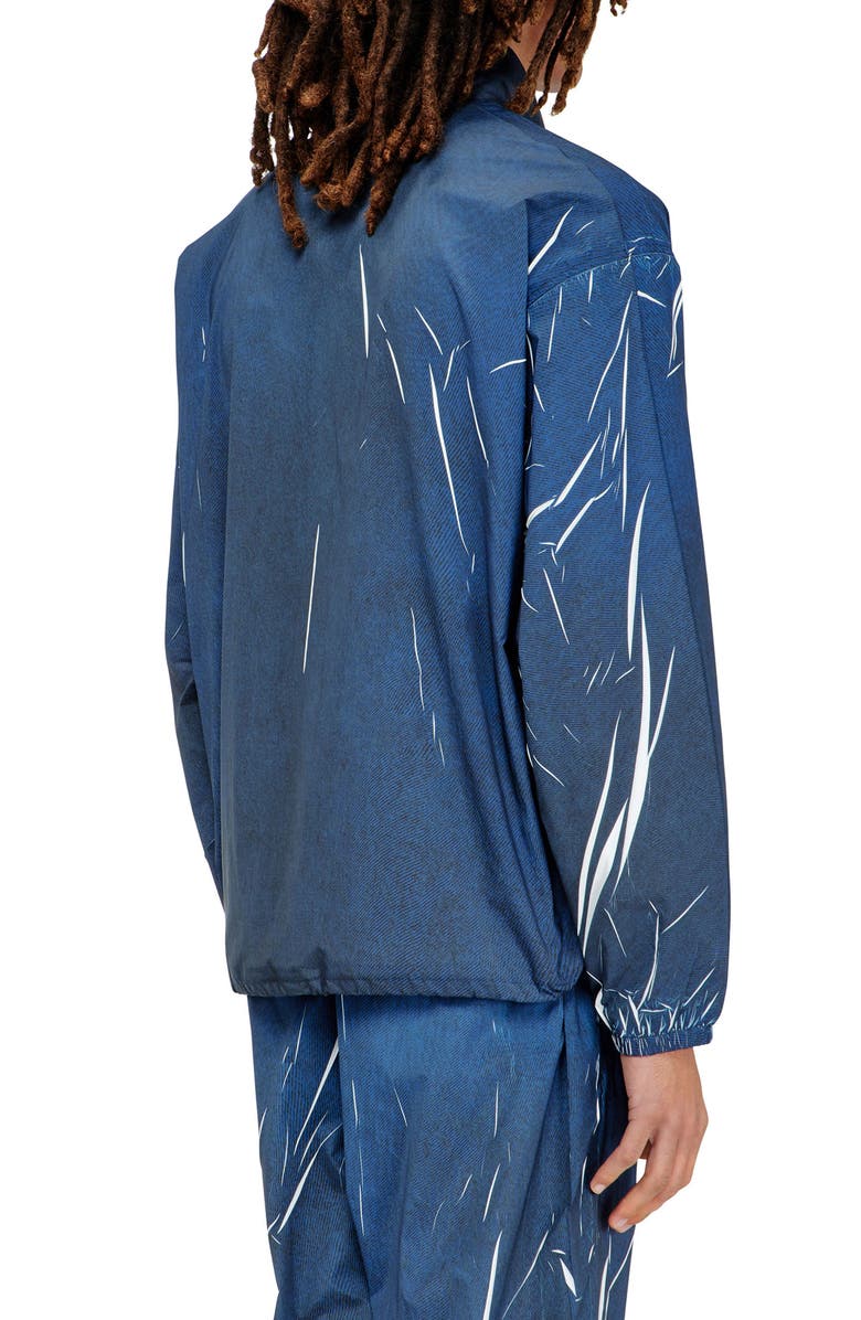 DIESEL<sup>®</sup> Garment Printed Jacket, Alternate, color, Indigo/ Blue