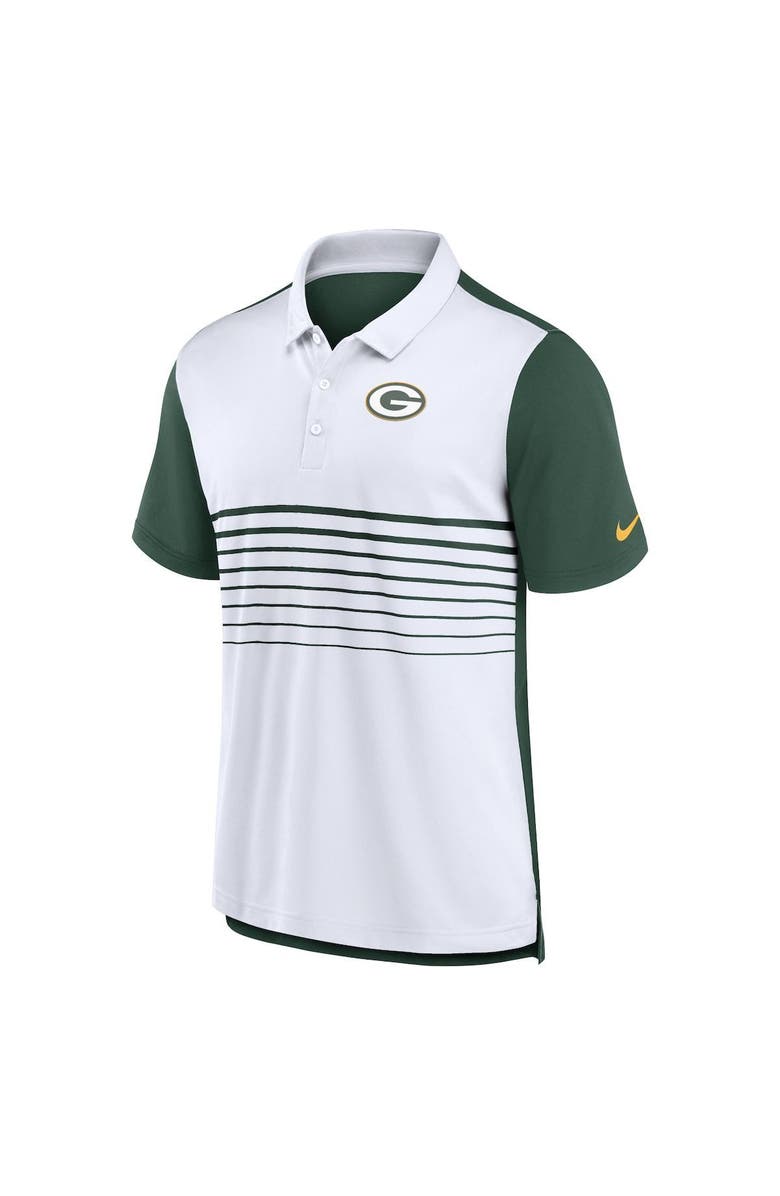 Nike Men's Nike Green/White Green Bay Packers Fashion Performance Polo, Alternate, color,