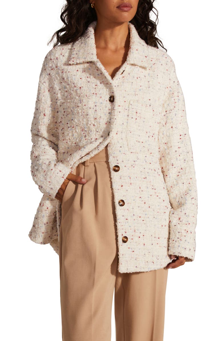 Favorite Daughter The Tallulah Tweed Jacket, Main, color, Cinque Tweed