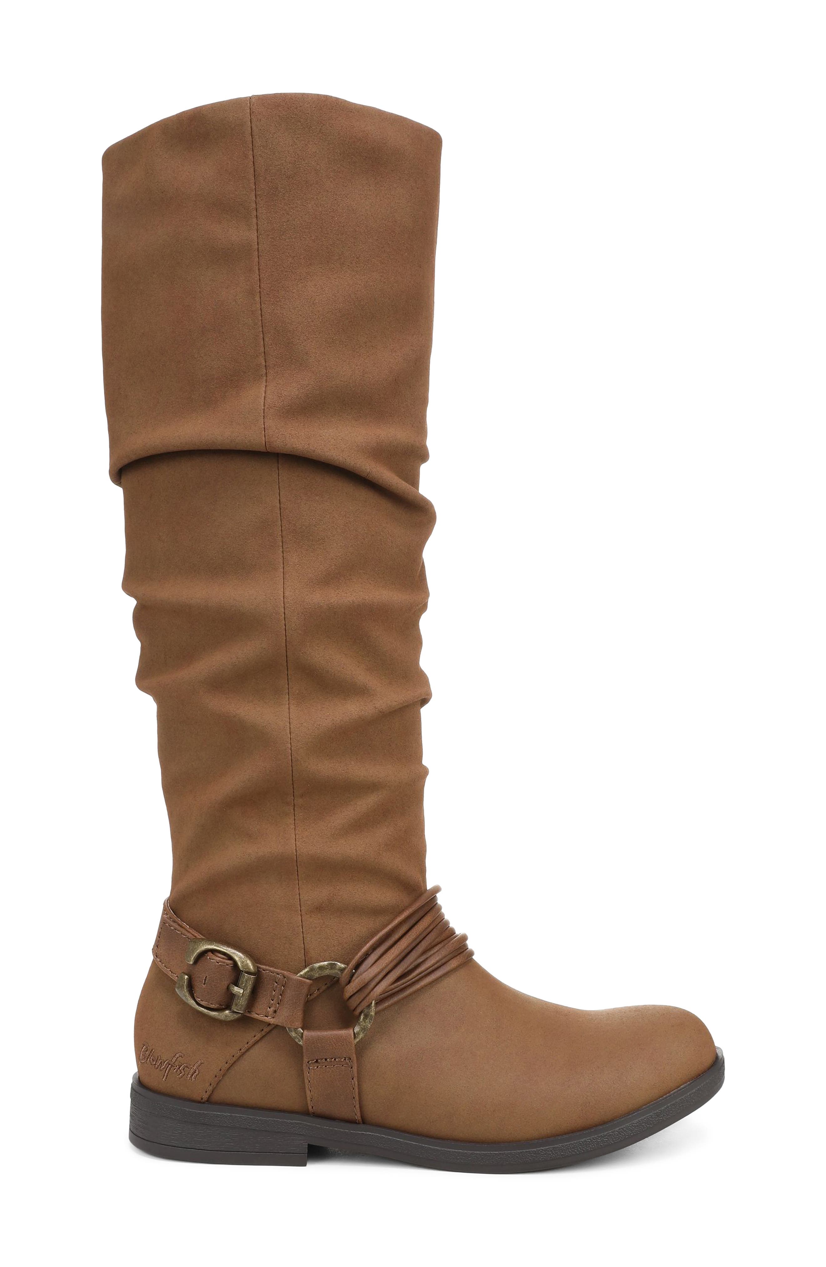 Petra Faux Leather Knee High Boot, Alternate, color, TAN FAUX LEATHER