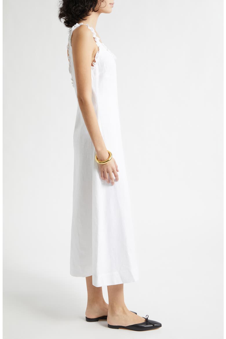 Florence Sleeveless Linen Maxi Dress, Alternate, color, IVORY
