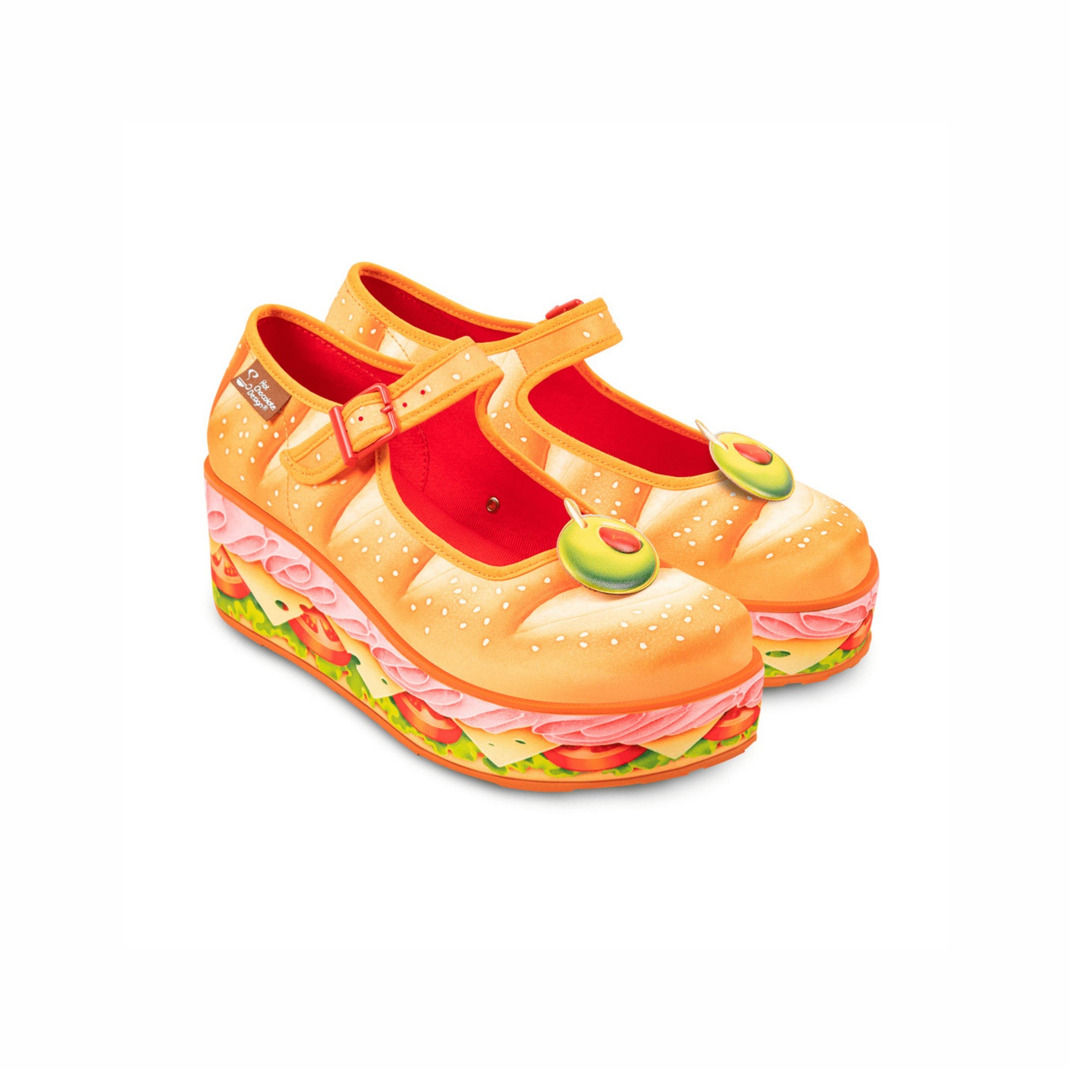 Hot Chocolate Design Footlong Women's Mary Jane Platforms, Main, color, Footlong