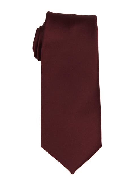 Men's Solid Satin Tie