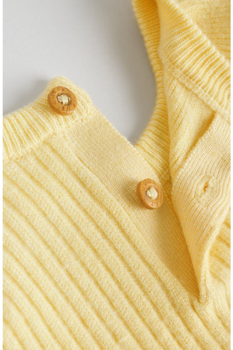 Lemon Ruffle Rib Sweater & Leggings Set, Alternate, color, YELLOW