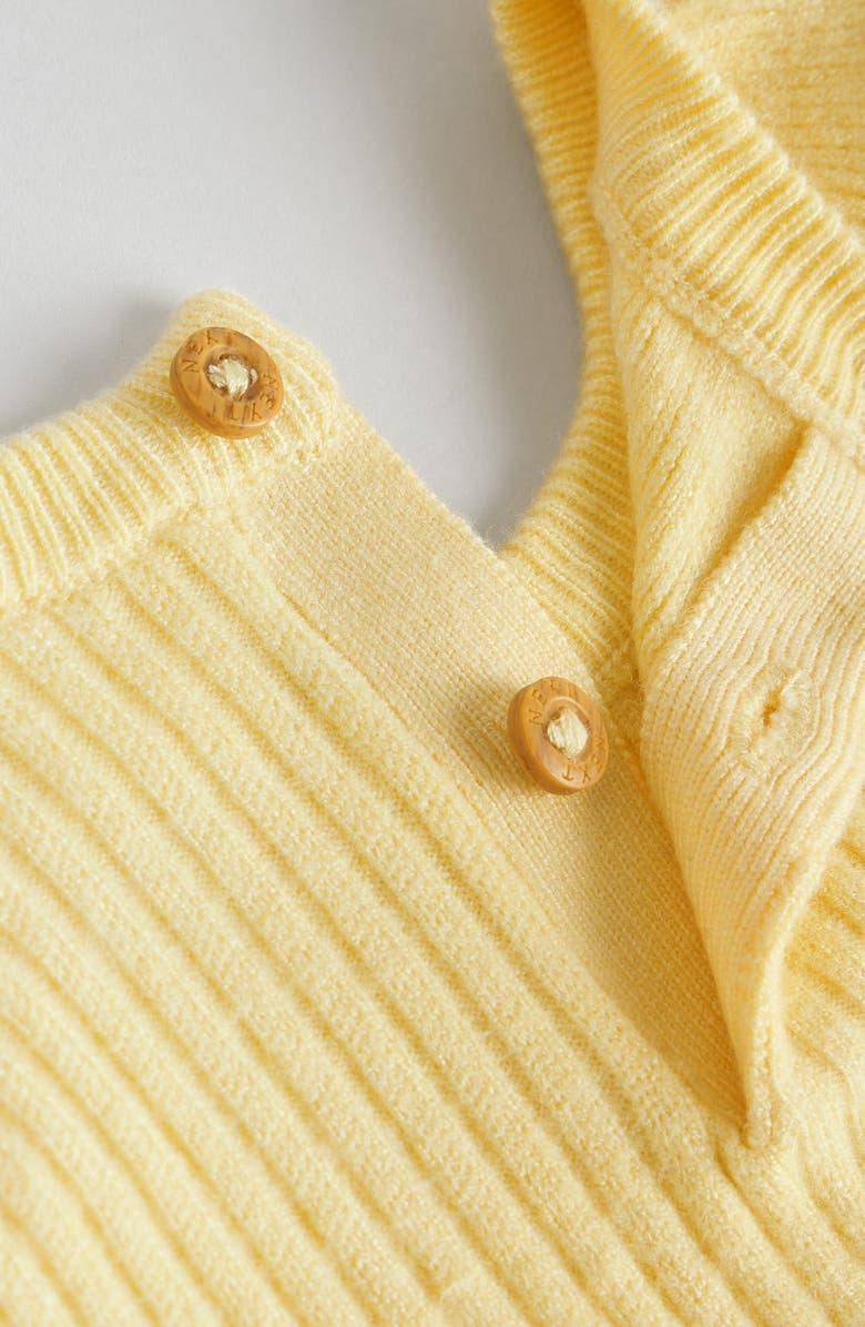 NEXT Lemon Ruffle Rib Sweater & Leggings Set, Alternate, color, Yellow