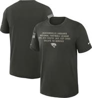 Nike Men's Nike Forest Green Jacksonville Jaguars 2025 Salute to Service Sideline Slub Dri-FIT T-Shirt