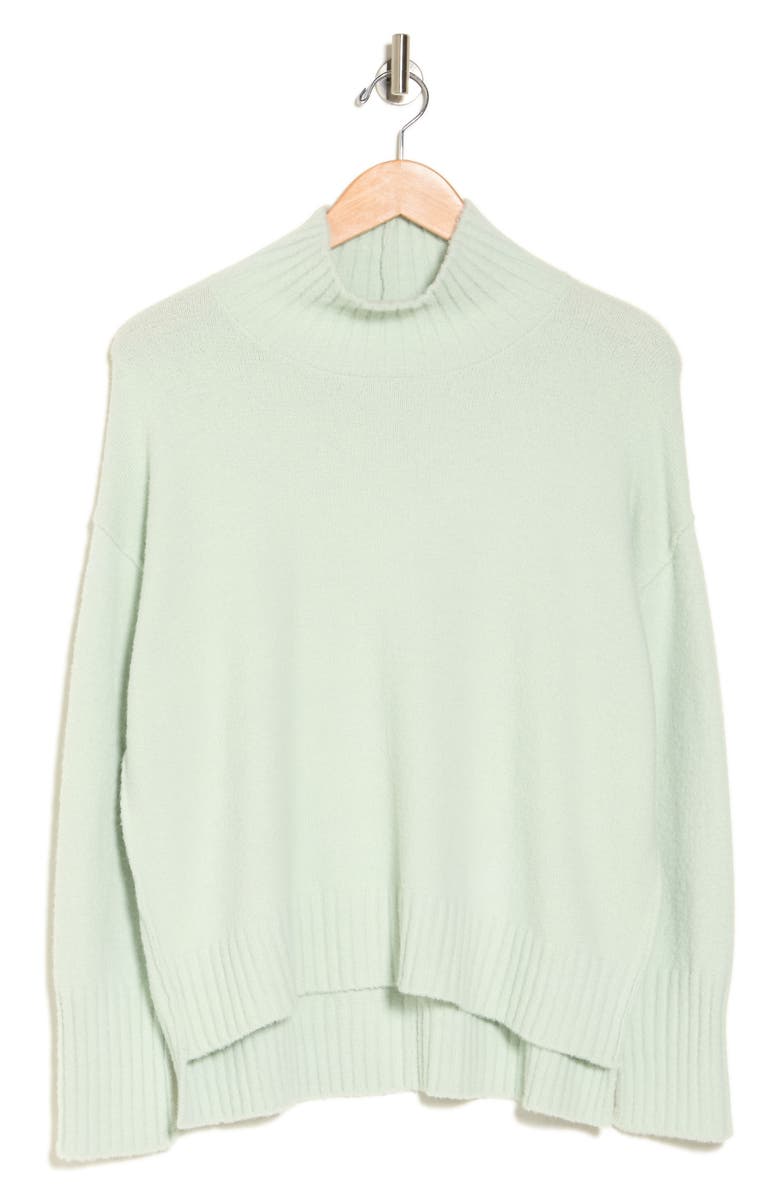 INDUSTRY REPUBLIC CLOTHING Mock Neck Step Hem Pullover Sweater, Alternate, color, 