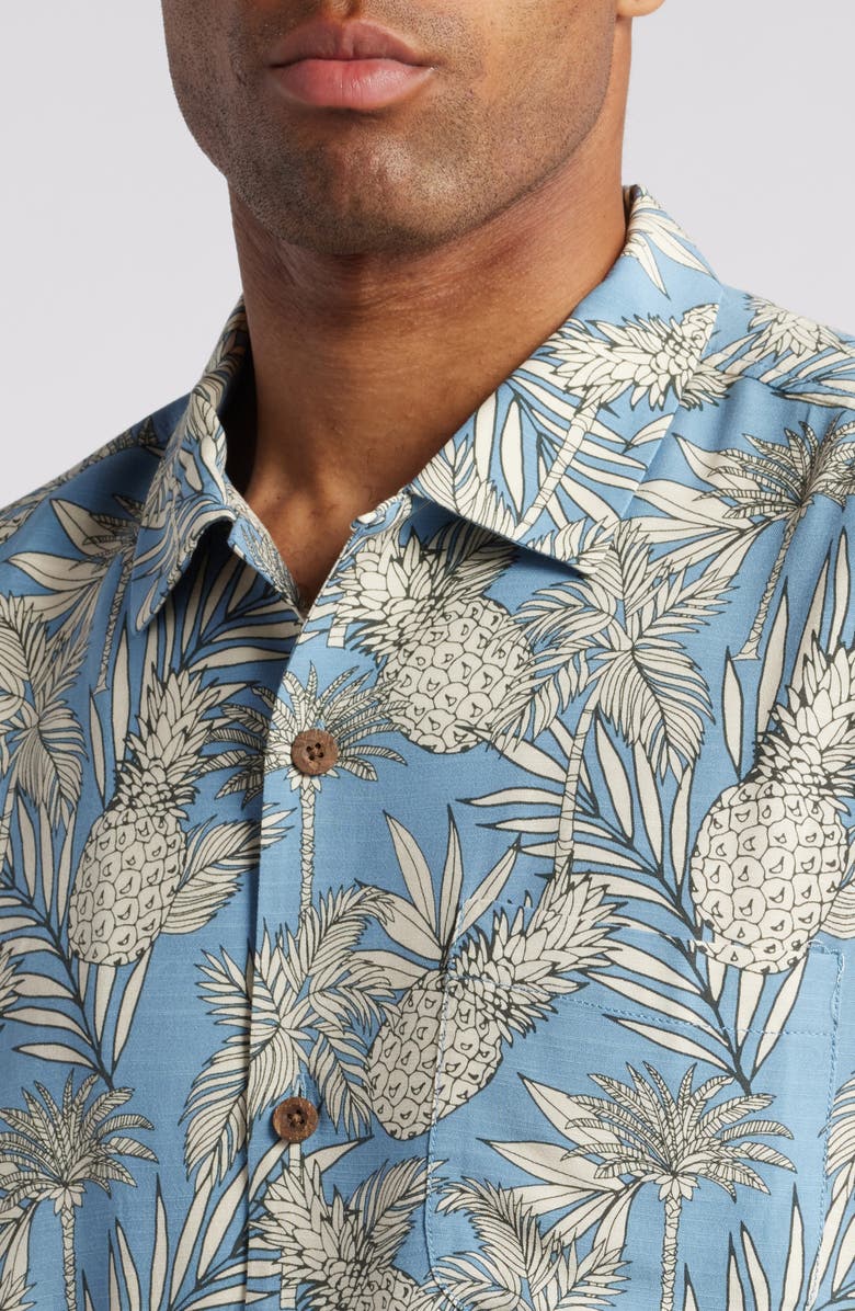 Tommy Bahama Veracruz Cay Pineapple Tropics Camp Shirt, Alternate, color,