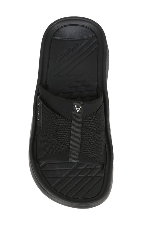 Vionic Rebound Slide Sandal In Black