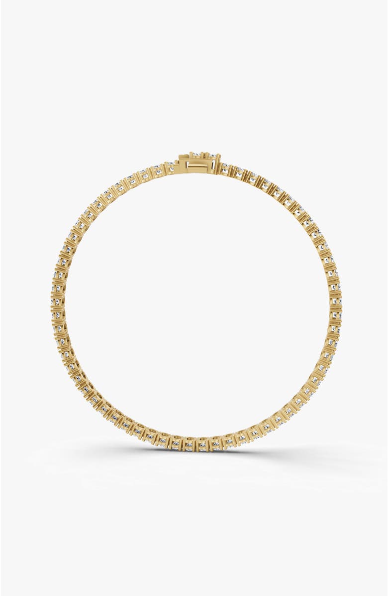 SEREIA OFFICIAL 14K Gold Lab Diamonds 8 Carats Tennis Bracelet, Alternate, color, Yellow Gold