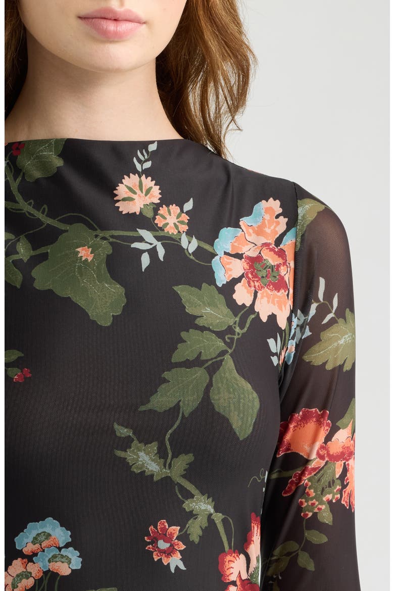 Katya Midi Dress, Alternate, color, CHDF