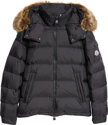 Moncler Mayaf Hooded Down Jacket with Faux Fur Trim | Nordstrom Moncler Mayaf Hooded Down Jacket with Faux Fur Trim | Nordstrom