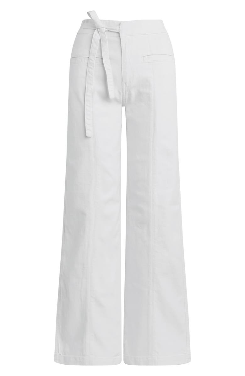 Hudson Jeans Tie Waist Wide Leg Trousers, Alternate, color, 