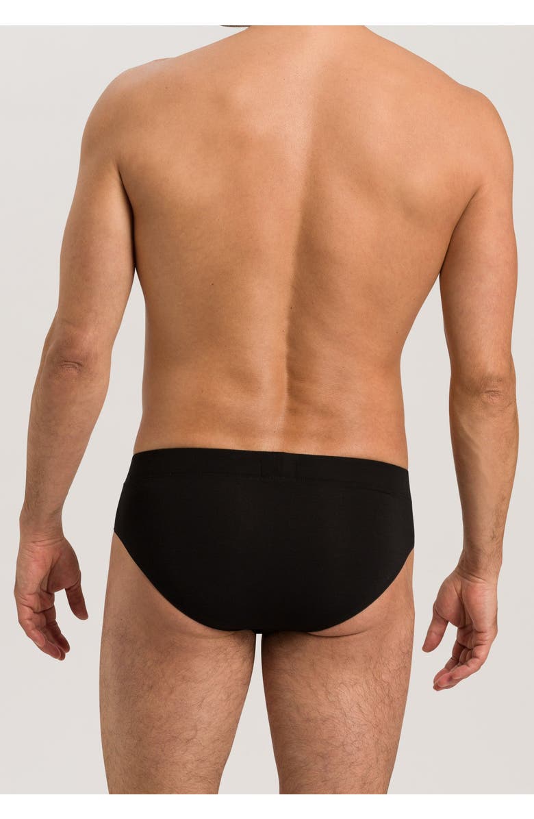 Hanro Natural Function TENCEL(TM) and Cotton Brief, Alternate, color, Deep Black