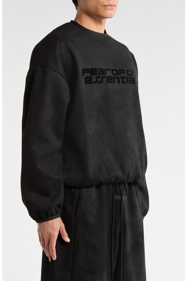 Modern Crewneck Graphic Sweatshirt, Alternate, color, VINTAGE BLACK